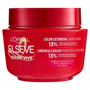 L'Oreal Elseve Color Vive, mascarilla protectora del color para cabellos coloreados o decolorados, 300 ml