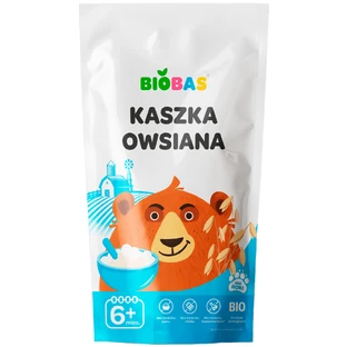 BioBas Oat Porridge Bio, no sugar added, from 6 months, 200 g