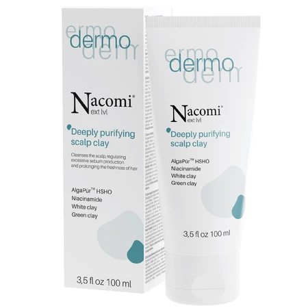 Nacomi Next Level Dermo, argile gommante pour le cuir chevelu, 100 ml