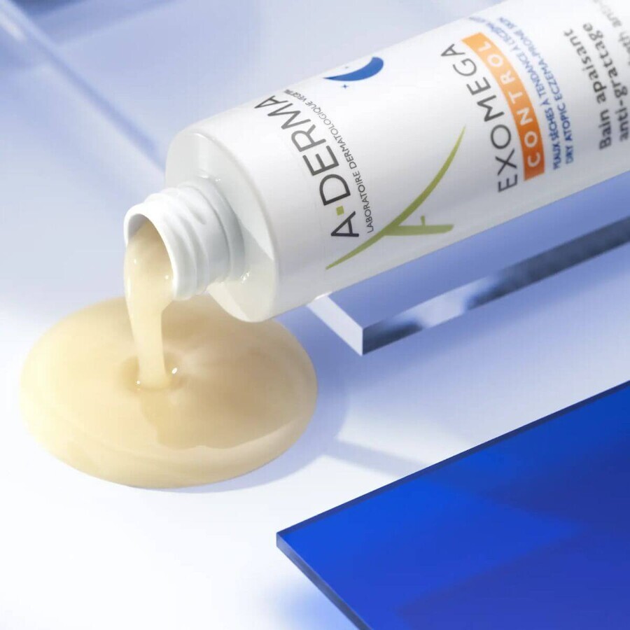 A-Derma Exomega Control, beruhigendes Bad gegen Kratzen, nach 6 Monaten, 200 ml A-Derma Exomega Control, beruhigendes Bad gegen Kratzen, nach 6 Monaten, 200 ml