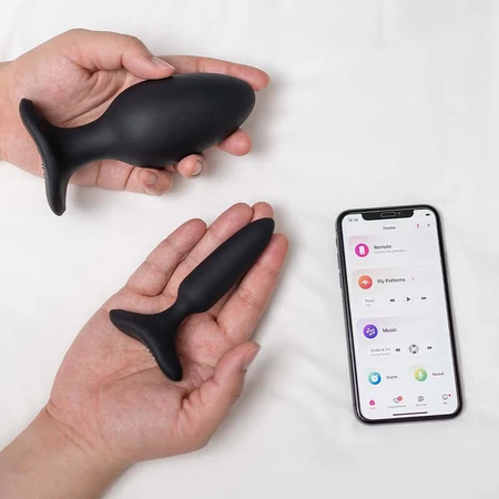 Lovense Hush 2, app-gestuurde anaalplug, XS