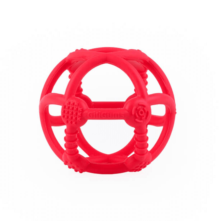 Dumel GiliGums, teether, Ball, red, from 3 months, 1 piece