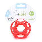 Dumel GiliGums, teether, Ball, red, from 3 months, 1 piece