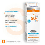Pharmaceris S Dermopediatric, spray protector mineral para niños, cara y cuerpo, desde el primer día, resistente al agua, FPS 50+, 100 ml + juego familiar Dobble gratis Pharmaceris S Dermopediatric, spray protector mineral para niños, cara y cuerpo, desde el primer día, resistente al agua, FPS 50+, 100 ml + juego familiar Dobble gratis