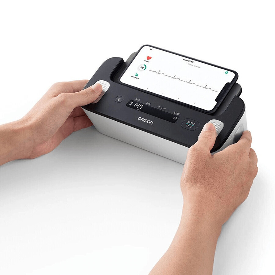 Omron Complete, tensiómetro automático de brazo con función de registro de ECG