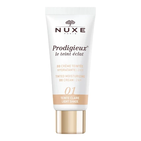 Nuxe Prodigieux, crème BB hydratante, teinte claire 01, 30 ml
