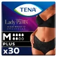 Tena Lady Pants Noir, slip absorbant, taille M, 75-105 cm, Plus, 30 pièces