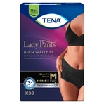 Tena Lady Pants Noir, saugfähige Slips, Größe M, 75-105 cm, Plus, 30 Stück