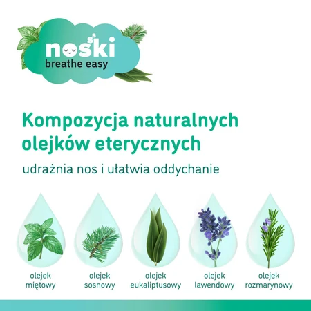 Narices, parches aromáticos para niños, a partir de 18 meses, 6 piezas