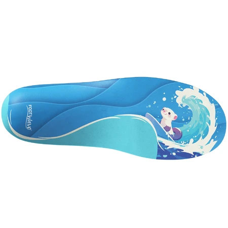 FootWave Kids Supi, plantillas ortopédicas, valgo funcional de pies y rodillas, pies planos, XSmall Kids, 28-29, 1 par