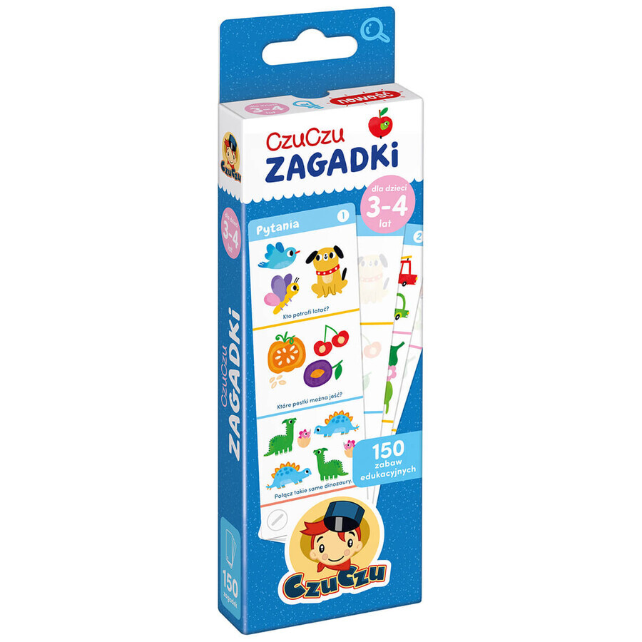 CzuCzu Ghicitori, carte pentru copii, 3-4 ani