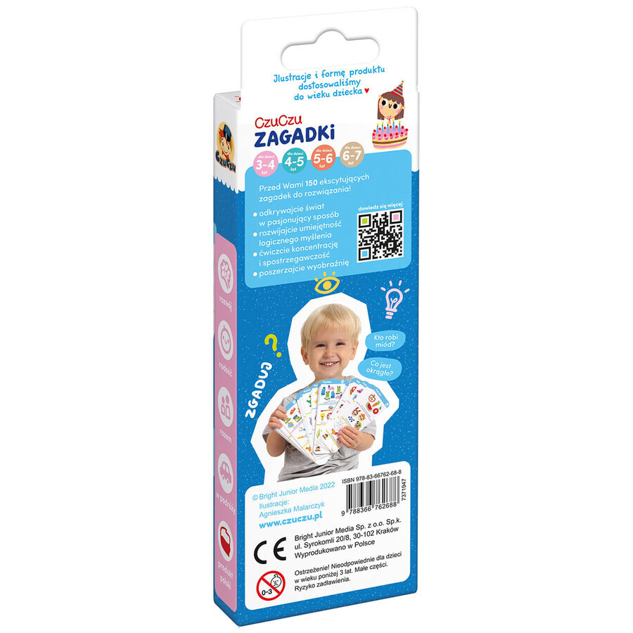 CzuCzu Ghicitori, carte pentru copii, 3-4 ani