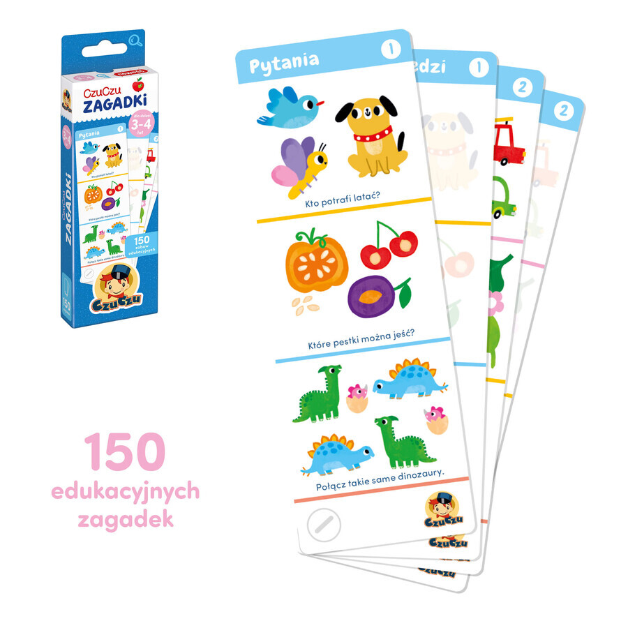 CzuCzu Ghicitori, carte pentru copii, 3-4 ani