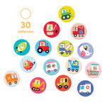 CzuCzu Memorki Vehicles, juego para niños, a partir de 2 años, 30 elementos CzuCzu Memorki Vehicles, juego para niños, a partir de 2 años, 30 elementos