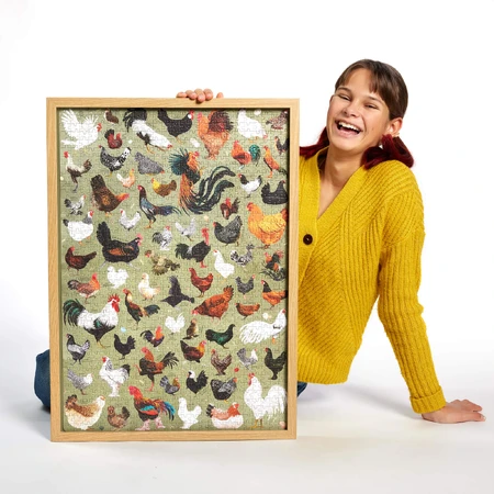 CzuCzu Puzzlove Găini, puzzle de familie, 1000 piese