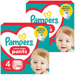 Set Pampers Pants, pannolini, taglia 4, 9-15 kg, 2 x 108 pz.