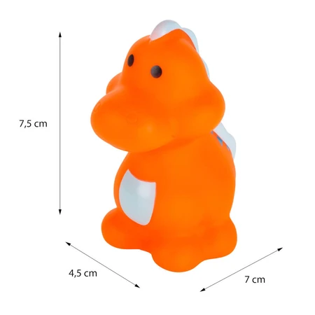 Ackuku, bath toys, dinus, 5 pieces