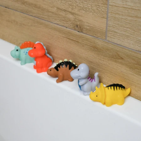 Ackuku, bath toys, dinus, 5 pieces