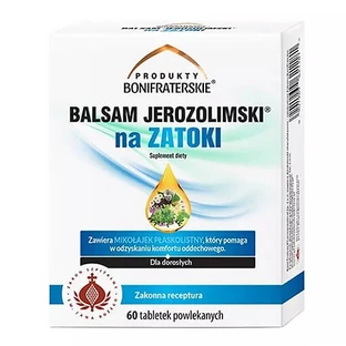 Bonifrater Products Bálsamo de Jerusalén para los Senos Paranasales, 60 comprimidos recubiertos con película