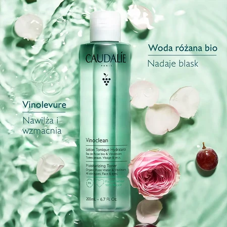 Caudalie Vinoclean, feuchtigkeitsspendendes Tonikum, 100 ml
