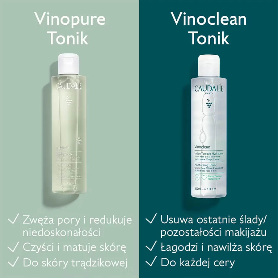 Caudalie Vinoclean, feuchtigkeitsspendendes Tonikum, 100 ml