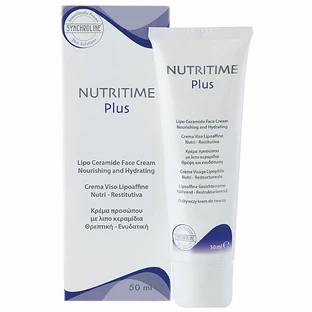 Synchroline Nutritime Plus, crema nutritiva para el rostro, 50 ml