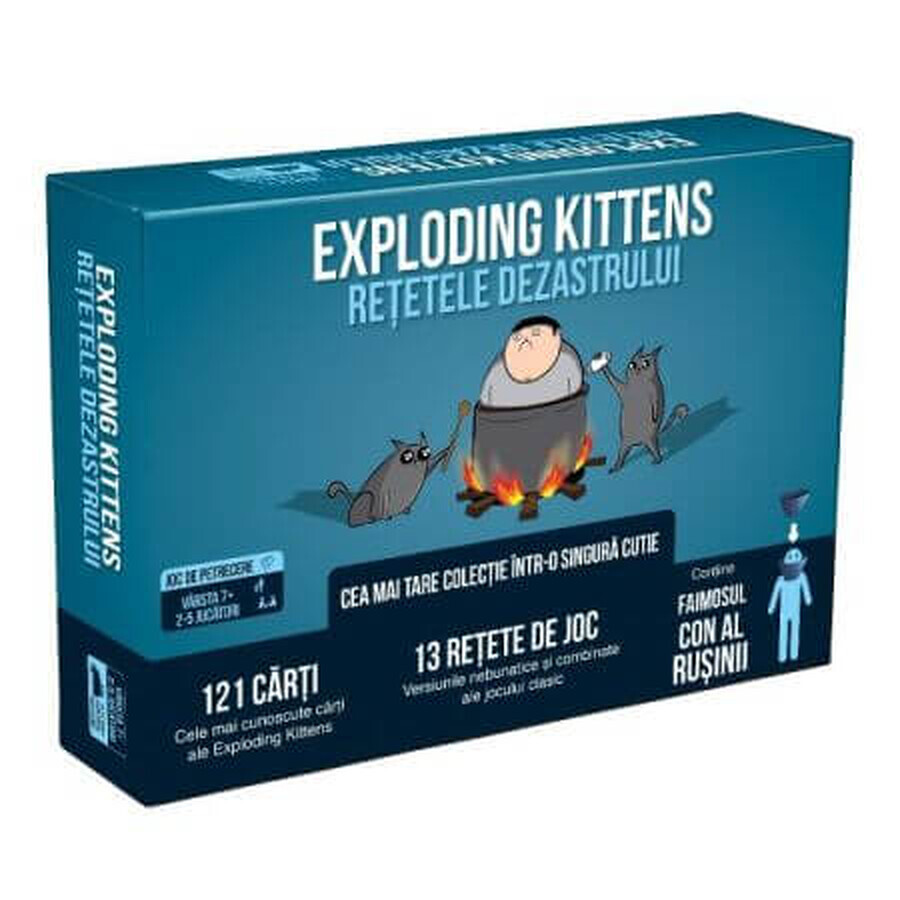 Board game Recipes of Disaster, 7 years+, Exploding Kittens