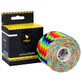 YellowSport YellowTape, bandă kinesiotaping, zigzag curcubeu, 5 cm x 5 m