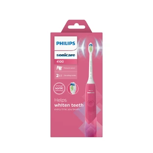 Philips Sonicare 4100-serie elektrische tandenborstel, Roze, HX3689/41, Philips
