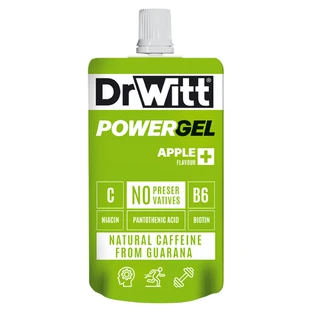 DrWitt Powergel, gel energético, manzana, 100 g