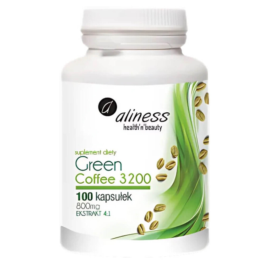 Aliness Groene Koffie 3200, 100 capsules