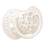 Lovi, pacifier, silicone, dynamic, Blossom Ivory, 0-6 months, 2 pieces