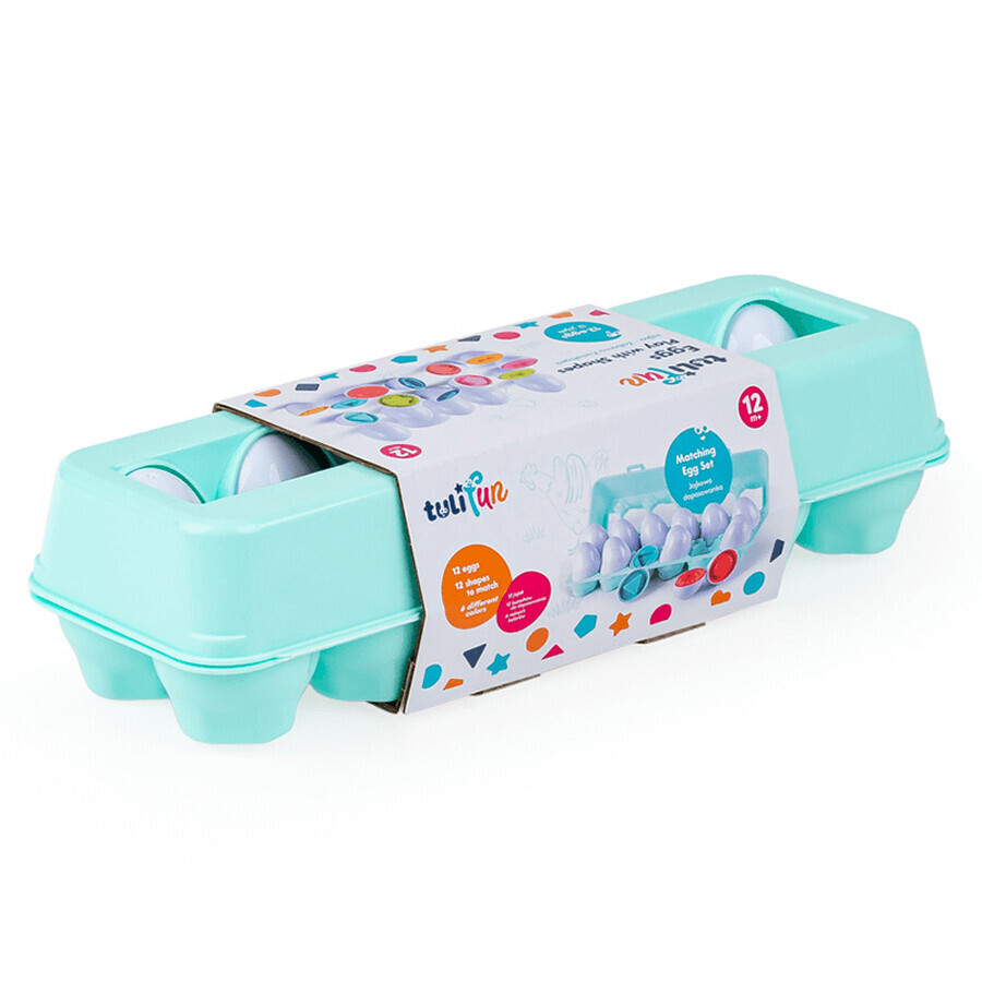 Dumel Tuli Fun, Sinnesspielzeug, Eier, Kristallspiel, ab 12 Monaten