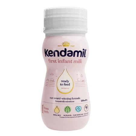 Kit Kendamil 1, leche infantil lista para tomar, desde el nacimiento, 6 x 250 ml