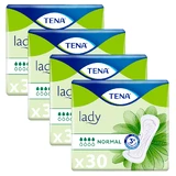 Tena Lady set, specialty sanitary napkins, Normal, 4 x 30 pieces