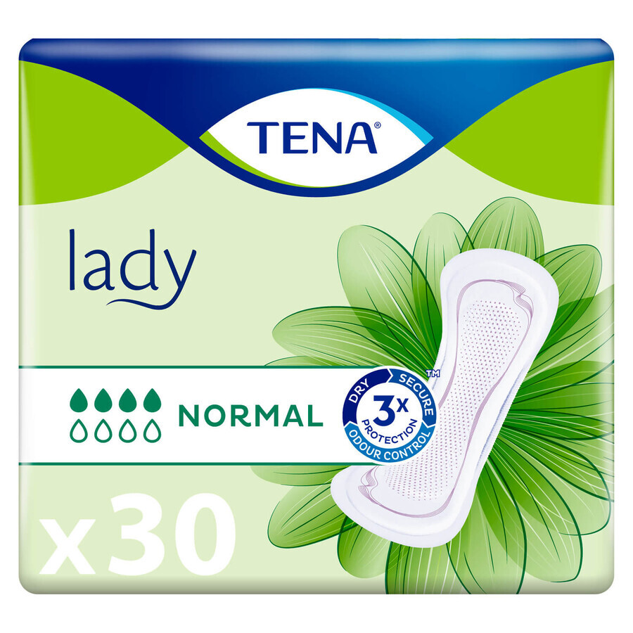 Set Tena Lady, Prosoape sanitare specializate, Normal, 4 x 30 buc