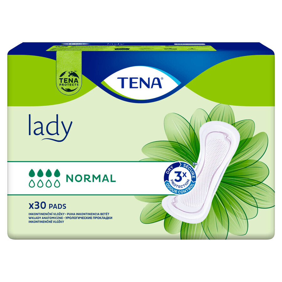 Set Tena Lady, Prosoape sanitare specializate, Normal, 4 x 30 buc