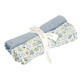 Cotton muslin, Forest Adventure &amp; Denim Blue, 2 pieces, Little Dutch