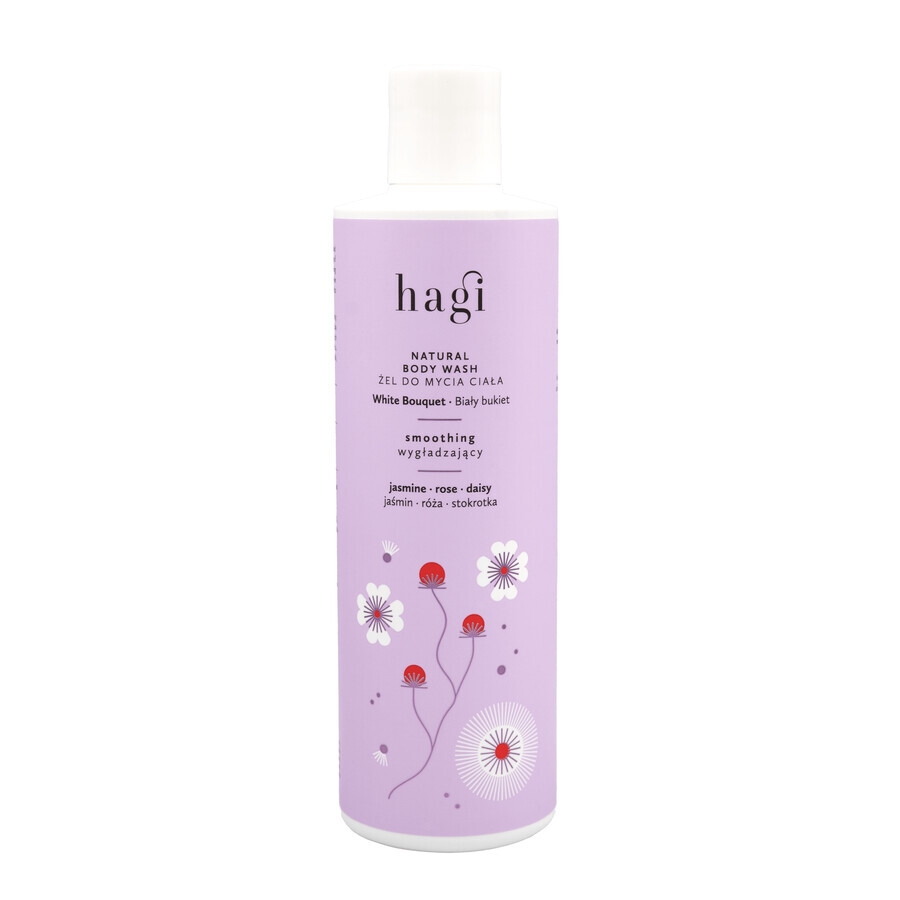 Hagi White Bouquet, gel douche, lissant, 300 ml