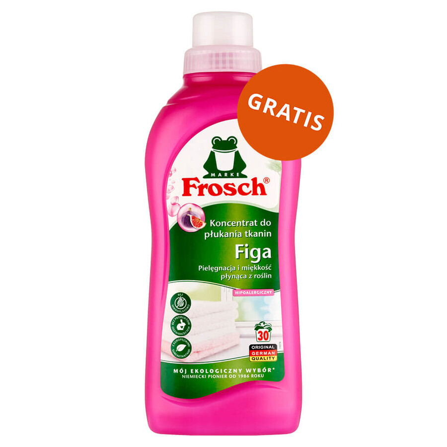 Frosch, fabric washing gel, pomegranate fruit, 1.5 l + fabric softener concentrate, fig, 750 ml free