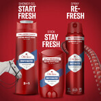 Old Spice, Gel de ducha 3 en 1 para cuerpo, cabello y rostro, Whitewater, 400 ml Old Spice, Gel de ducha 3 en 1 para cuerpo, cabello y rostro, Whitewater, 400 ml