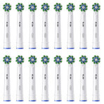 Oral-B Pro Cross Action set, Clean Maximiser replacement tips for electric toothbrush, 2 x 8 pieces