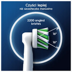 Oral-B Pro Cross Action set, Clean Maximiser replacement tips for electric toothbrush, 2 x 8 pieces