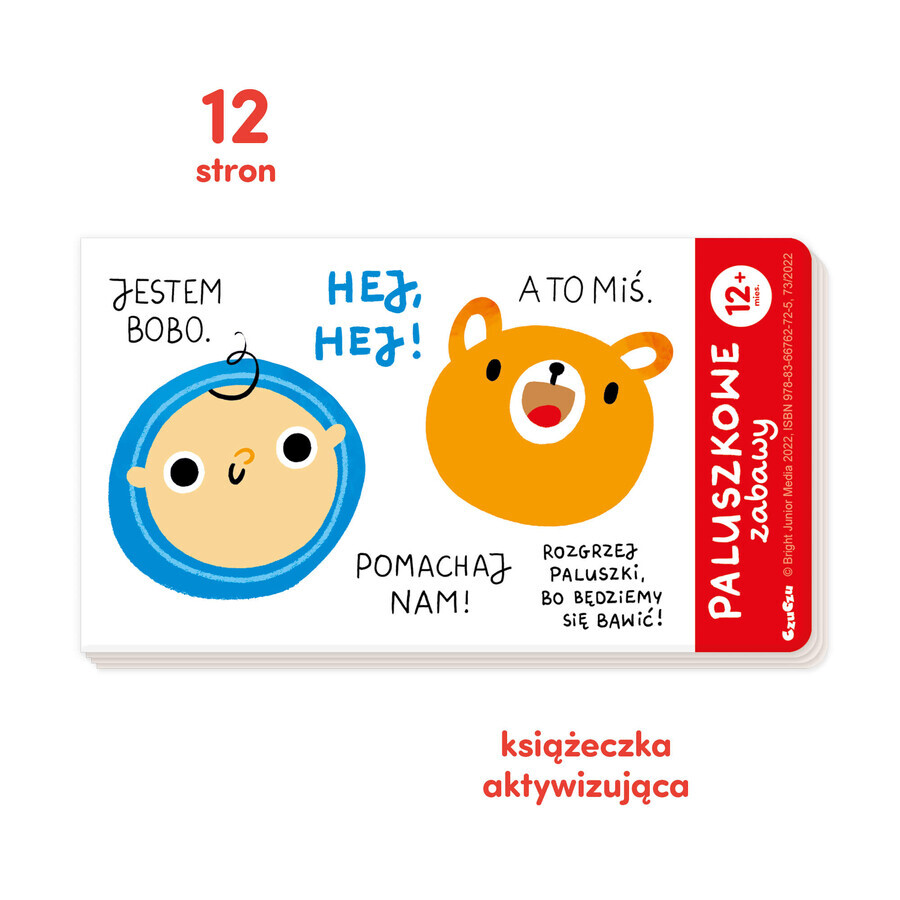 CzuCzu Fingerplays, Aktivitätsbuch für Kinder, ab 12 Monaten