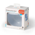 BabyOno, silicone bowl with suction cup, blue, from 6 months, 1 piece. BabyOno, silicone bowl with suction cup, blue, from 6 months, 1 piece.