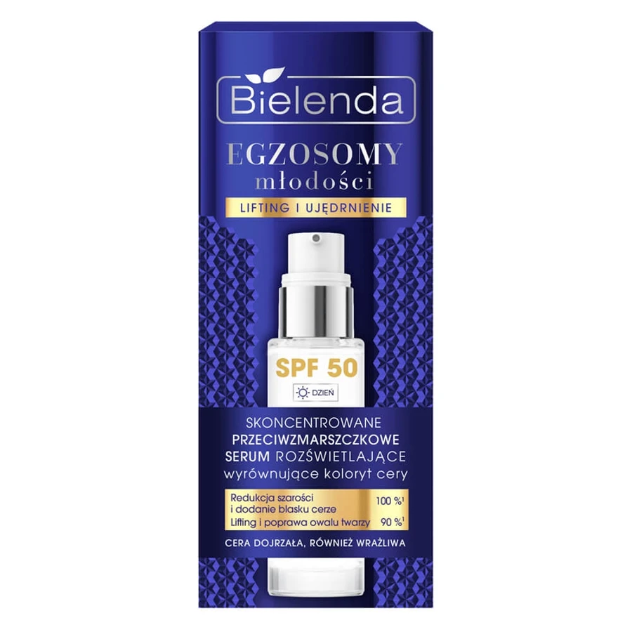 Bielenda Exosomes of Youth, concentrated anti-wrinkle brightening serum, SPF 50, 30 ml