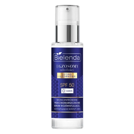 Bielenda Exosomes of Youth, concentrated anti-wrinkle brightening serum, SPF 50, 30 ml