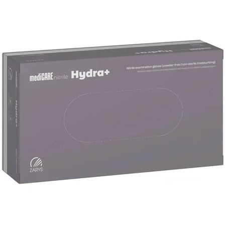 MediCare Nitril Hydra+, nitril handschoenen, niet-steriel, poedervrij, blauw, maat L, 100 stuks