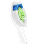 Philips, replacement tips for Sonicare W2 Optimal White sonic toothbrush, white, 2 pieces.