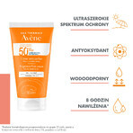Avene Sun set, sehr hoher Sonnenschutz, Kinderspray, SPF 50+, 200 ml + Gesichtsschutzcreme, parfümfrei, SPF 50+, 50 ml + Strandtasche gratis